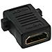 adattatore hdmi 19pin type-a femmina a hdmi 19pin type-a femmina, pin dorati, montaggio a pannello - Foto miniatura 2