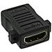 adattatore hdmi 19pin type-a femmina a hdmi 19pin type-a femmina, pin dorati, montaggio a pannello - Foto miniatura 1