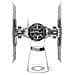 Fascinations Metal Earth Star Wars Special Forces Tie Fighter Puzzle Di Metallo 3d - Foto miniatura 3
