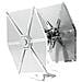 Fascinations Metal Earth Star Wars Special Forces Tie Fighter Puzzle Di Metallo 3d - Foto miniatura 5