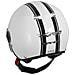 Casco Jet Scooter Moto Quad Omologato Ece 22 05 Visiera Bianco M - Foto miniatura 3