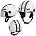 Casco Jet Scooter Moto Quad Omologato Ece 22 05 Visiera Bianco M - Foto miniatura 1
