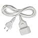 H03VVH2-F, Maschio / femmina, 3m, Bianco - Foto miniatura 1
