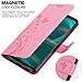 Custodia Compatibile Con Sony Xperia 5 Iii In Rosa Fiore - Coperchio Protettivo In Design Floreale Con Chiusura Magnetica, Funzione Stand E Slot Per Carte - Foto miniatura 5