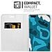 Custodia Compatibile Con Huawei P40 Pro In Classy Argento - Coperchio Protettiva Con Chiusura Magnetica, Funzione Stand E Tasca Per Le Carte - Foto miniatura 4