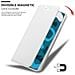 Custodia Compatibile Con Huawei P40 Pro In Classy Argento - Coperchio Protettiva Con Chiusura Magnetica, Funzione Stand E Tasca Per Le Carte - Foto miniatura 7