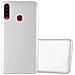 Custodia Compatibile Con Samsung Galaxy A20s In Argento Metallico - Coperchio Protettivo In Silicone Tpu Flessibile - Foto miniatura 1