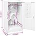 Armadio Porta Sella Bianco 53x53x105 Cm In Acciaio - Foto miniatura 10