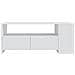 Tavolino Da Salotto Bianco 102x55x42 Cm Legno Legno Multistrato - Foto miniatura 2