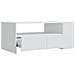 Tavolino Da Salotto Bianco 102x55x42 Cm Legno Legno Multistrato - Foto miniatura 3