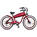 Outlaw - Rosso Metallico - 250w / 20ah - Vintage Chopper E-bike - Bicicletta Elettrica Cruiser Custom Fat Bike - Foto miniatura 1