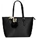Borsa Shopper Con Pompon E Foulard - Paris - Nera - Foto miniatura 1