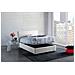 Letto Piazza E Mezza Ashasa, Letto Contenitore Con Rivestimento In Tessuto, 100% Made In Italy, Apertura Frontale, Adatto Per Materasso Cm 120x190, Bianco - Foto miniatura 3
