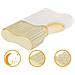 Cuscino Antirussamento in Memory Foam Ergonomico Antiacaro Ipoallergenico 57x36x11,5 cm - Foto miniatura 3