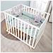 0242WEG240 box per bambino Verde, Bianco MDF, Cotone, Poliestere, Legno - Foto miniatura 2