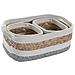 Scatola Decorativa Fibra Naturale 33 X 23 X 13 Cm - Foto miniatura 3