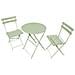Set di Mobili da Balcone ORION Tavolo rotondo e 2 Sedie nel Fresco Verde - Foto miniatura 2