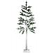 Albero Di Natale Da Esterno Bianco Con Led 180 Cm Albioni - Foto miniatura 3