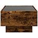 Tavolino Salotto Con Led Rovere Fumo 70x50x30 Cm Multistrato - Foto miniatura 8