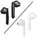 K1 Buds - Auricolari Bluetooth Wireless Ultra Slim - 2 Colori Assortiti - Bianco e Nero - Foto miniatura 1