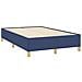 Letto a Molle con Materasso e LED Blu 120x190 cm in Tessuto - Foto miniatura 5