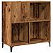 Mobile Porta Dischi Legno Antico 84,5x38x89cm Legno Multistrato - Foto miniatura 2