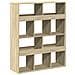 Libreria Rovere Sonoma 100x33x125,5 Cm In Legno Multistrato - Foto miniatura 2