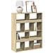 Libreria Rovere Sonoma 100x33x125,5 Cm In Legno Multistrato - Foto miniatura 1