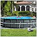 Piscina Fuori Terra - In Giro - 732x732x132 Cm - Grigio - Include Accessori Coordinati Cb52 - Foto miniatura 4
