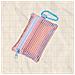 Beauty Case In Rete Rosa Chiaro Con Cordino E Pochette - Foto miniatura 2