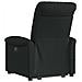 Poltrona Alzapersona Massaggiante Reclinabile Nera in Tessuto - Foto miniatura 7