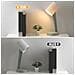 Lampada Da Tavolo Moderna In Stile Country Con Cavo Per Soggiorno Con Interruttore A Levetta - Foto miniatura 4