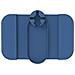 Vassoio Portabicchieri Blu In Silicone Per Bracciolo Divano - Antigoccia E Organizer - Foto miniatura 1