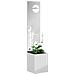 Vaso da Giardino con Pannello Decorativo Argento 32 x 140 cm - Foto miniatura 3