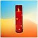 Set Di 5 Candele Led Senza Fiamma Rosse Con Telecomando, Alimentate A Batteria - Foto miniatura 4