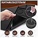 Tappetino In Silicone Per Macchina Da Caffè Con Vassoio - 61x40.5x1.1cm - 600g Black - Foto miniatura 4