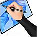 Guanto Lungo Da Disegno Taglia L - Guanto Da Schizzo Per Artista, Antivegetativo, Design A Due Dita - Foto miniatura 3