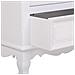 Vetrina In Legno E Vetro Con 1 Anta E 1 Cassetto Bianco 48x32x120 - Foto miniatura 7
