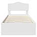 Struttura del letto Bianco 90 x 200 cm Legno Ingegnerizzato - Foto miniatura 8