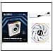 Uni Fan TL120 LCD Wireless Case per computer Ventilatore 12 cm Bianco 1 pz - Foto miniatura 5