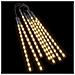 Luci Meteoriche 8 pz 30cm Bianco Caldo 192 LED Interni Esterni - Foto miniatura 1