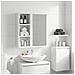 Armadio da bagno a muro con lo scaffale Bianco 20 x 10 x 50 cm - Foto miniatura 2