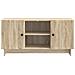 Mobile TV 102 x 34,5 x 50 cm Rovere Sonoma Legno ingegnerizzato - Foto miniatura 6
