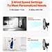 Ventilatore Da Pavimento, Ventilatore Oscillante Da 20 Pollici Girevole A 90 Gradi, Altezza Regolabile Con 3 Velocita Regolabili, Alta Potenza Per Camera Da Letto, Soggiorno, Casa, Ufficio - Foto miniatura 2