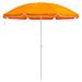 Ombrello da giardino 240 cm Poliestere 170T Arancione - Foto miniatura 1