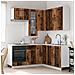 Unità Cucina KALMAR 8 pcs Legno antico Legno ingegnerizzato - Foto miniatura 2