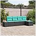 Set di divani 4 pz polyrattan - Foto miniatura 9