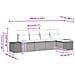 Set di divani 4 pz polyrattan - Foto miniatura 10