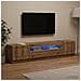 Mobile TV LED a 5 pezzi Rovere Artigianale Legno ingegnerizzato - Foto miniatura 3