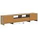 Mobile TV LED a 5 pezzi Rovere Artigianale Legno ingegnerizzato - Foto miniatura 8